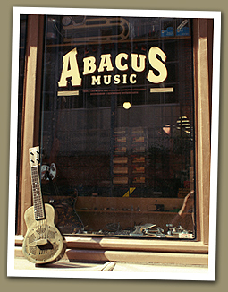 shopwindow of Abacusmusic